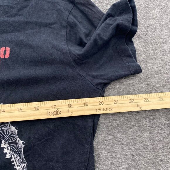 U2‎ 360 Degrees Tour Mens M Medium Band Rock Concert Tour Double Sided Dates - Picture 9 of 10